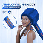 Hair Dryer Bonnet Attachment w (Blue)