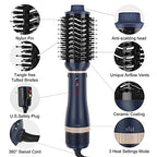 Hair Dryer Brush Set (Prussian Blue)