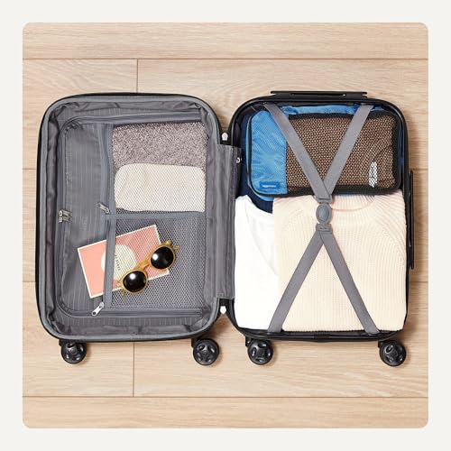 26" Hardside Medium Checked Luggage (Orange / Medium Checked)