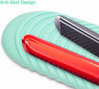 Heat Resistant Mat for Curling Iron, Silicone Flat Iron Mat & Holder for Counter, Portable Travel Curling Iron Mat & Pocket for Hot Hair Styling Tools