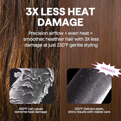 Hair Dryer Brush Set (Pink)