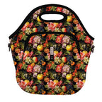 LunchTote Zippered Bag Insulated Neoprene Caddy (Fruitful Harvest / X-Large 6.5 Quart Lunch Tote)