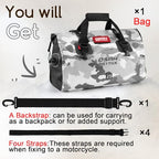 Waterproof Duffel Bag (Sky Grey / 25L)