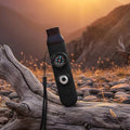 Multifunctional Survival Emergency Whistle for Kids with Compass Hiking Survival (obsidian black2pcs)