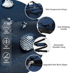 32 Inch Rolling Duffle Bag (Navy / Upgraded Oxford)