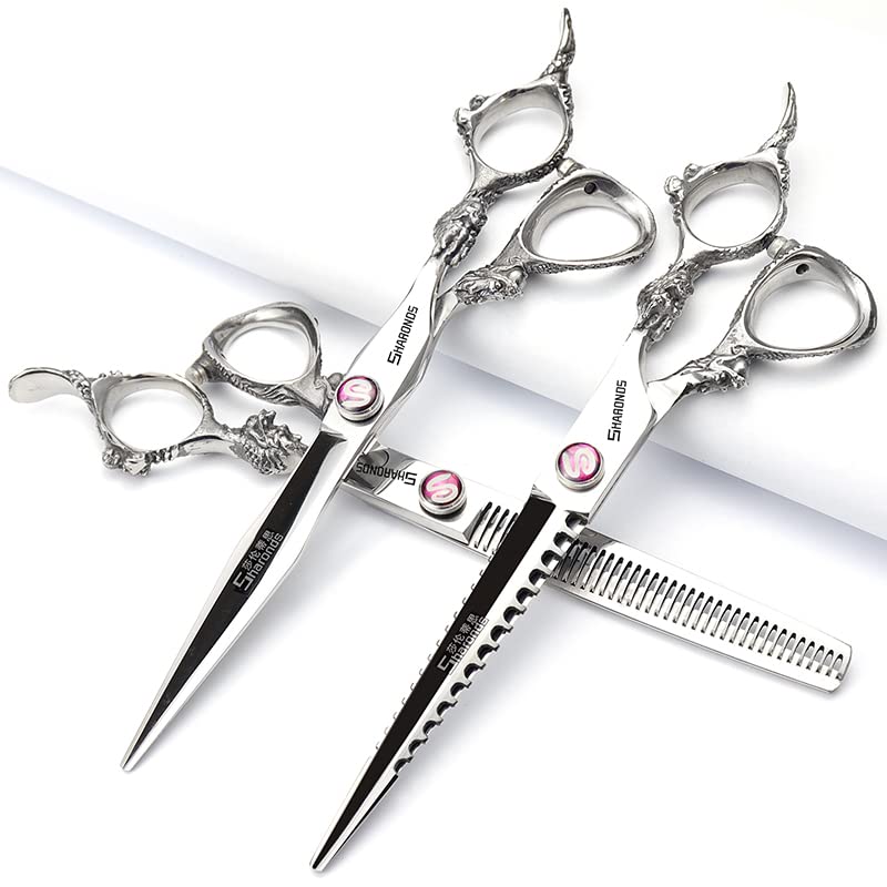 Professional Japanese Hair Scissors 440C Stainless Steel (7-inch 4pc)