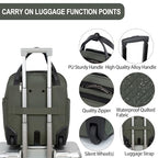 Underseat Carry On Wheeled 16" Bag with Wheels (Army Green / 16 Inch Roller)