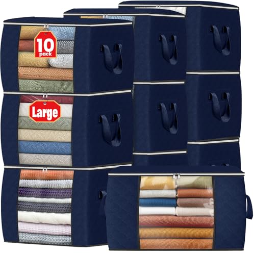 90L Clothes Storage (10 Pack-90l / Blue)