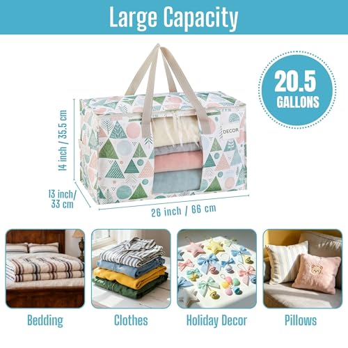 Moving Bags Christmas Storage Bags (Pastel Forest / 6 Pack)