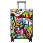 Travel Luggage Cover Suitcase Protector Fits 18 (B-3 / XL(29-32in))