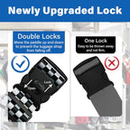 Luggage Straps for Suitcases (Black White)