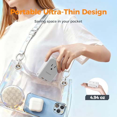 Universal Travel Adapter PD 45W (Grey-45W)