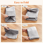 75L Large Laundry Baskets (Grey / 75L)