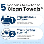 Clean Towels XL® (300 Count (Pack of 6))