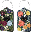 2 Pack Luggage Tag for Suitcase (Blackcatskyd)