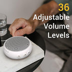 Small Sound Machine Mini White Noise Machine for Baby Kids Adult with 32 Soothing Sounds 32 Volume Levels Sleep Brown Noise Machine for Travel Office Privacy with 4 Timer & Memory (U-White)