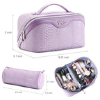 Travel Makeup Bags for Women (05-A-Purple)