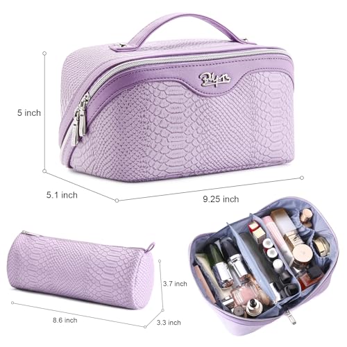 Travel Makeup Bags for Women (05-A-Purple)