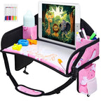 Kids Travel Tray (Dark Pink)