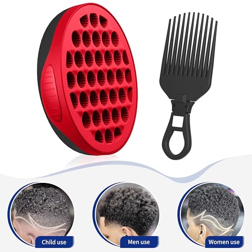 Silicone Curl Brush (Red)