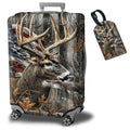 Luggage Cover Plus (Camo Deer Flag / L)