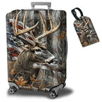 Luggage Cover Plus (Camo Deer Flag / L)