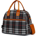 Insulated Lunch Bag for Women & Men (Checkered)