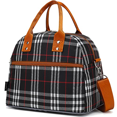 Insulated Lunch Bag for Women & Men (Checkered)