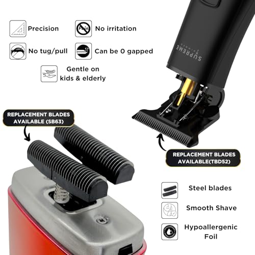 T Shaper Trimmer & Crunch Foil Shaver Kit Red (Red)
