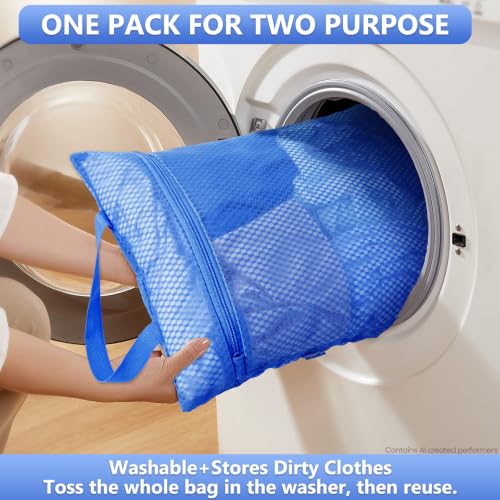 Packing Cubes for Travel (12 Blue)