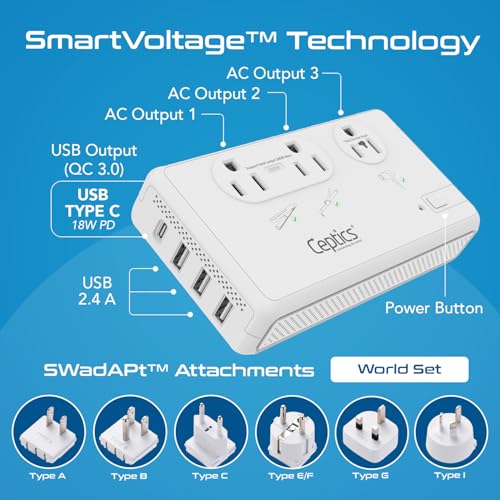 Voltage Converter (White)