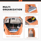 Sling Bag RFID Crossbody Sling Backpack Cross Body Shoulder Bag Travel Hiking Daypack for Women Men (Orange)