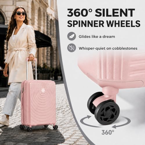 Luggage Sets 3 Piece (Pink / 3 Piece Sets (21/Db/Tb))