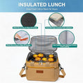 Insulated Lunch Bag (Khaki / Medium)