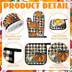 10 Pcs Fall Pumpkin Kitchen Decor Set for Home (Modern Color / Classic Style)
