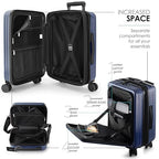 Hard Shell Luggage Sets with Spinner Wheels 4 Piece (4 Piece Set (20/24/28) / Navy)