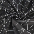 Luggage Cover Fits 18 (S / Black Polygonal)