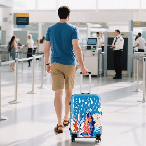 Travel Luggage Cover Suitcase Cover Protector Skins 18 (rainy season / S (for 18--20 inch luggage))