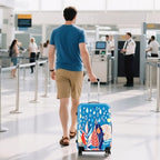 Travel Luggage Cover Suitcase Cover Protector Skins 18 (rainy season / S (for 18--20 inch luggage))