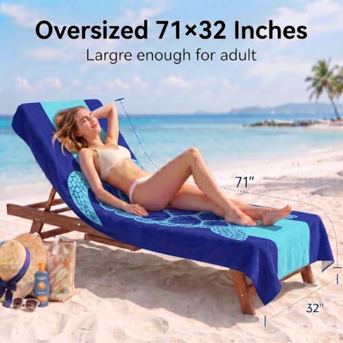 4 Pack Microfiber Beach Towel Oversized 71x32 Blue Sea Animal Palm (4 Pack Turtle Shark Dolphin Palm / X-Large (32x71 inches))