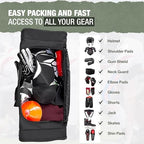 Heavy Duty Hockey Bag (36IN / XL 36" Black)