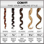 INFINITIPRO BY CONAIR Rose Gold Titanium 1 1 (Black / 1 1/4-Inch)