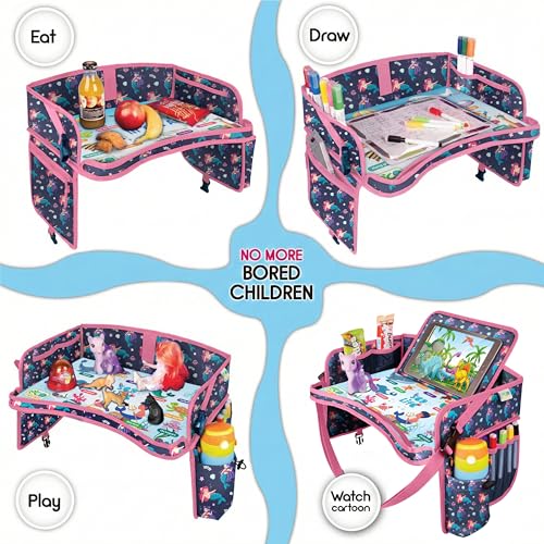 Kids Car Seat Travel Tray (MERMAID)