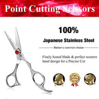 4.5 Barber Hair Cutting Scissors Small Moustache Shears (4.5 Inch)