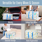 10 Pack Heavy Duty Moving Bags (10 Pack / Tropical Island)
