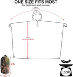 salamra Hooded Rain Poncho Waterproof Raincoat Jacket - Image 3