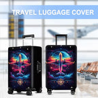 Aircraft Luggage Cover Washable Suitcase Protector Anti (Aircraft / XL(32-34inch suitcase))