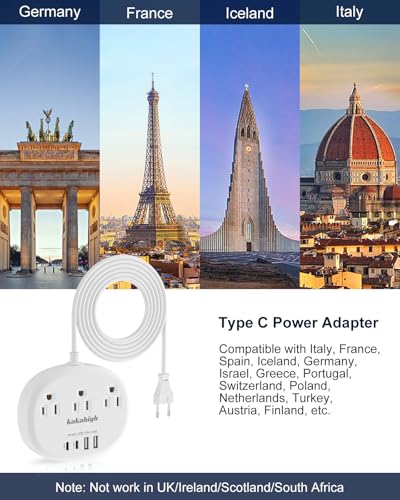 European Travel Plug Adapter