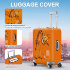 Giraffe Fun Luggage Cover (#39 / L(fits 28-30Inch suitcase))