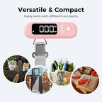 Digital Luggage Scale for Travel (Pink)